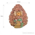thumbnail image 2 of Mini House Garden Decoration Resin Crafts Bonsai Micro Landscape Diy Ornaments, Mushroom House, 2 of 3