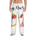 thumbnail image 2 of Lsque 2025 New Year'S Print Men's Pajama Pants, Lounge Pant - Comfortable Home Wear,Elastic Waistband, Stylish Design-Large, 2 of 9