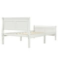 thumbnail image 5 of Jopath Twin Platform Bed, Wood Bed Frame with Headboard and Wood Slat Support for Teen and Adult White, 5 of 9