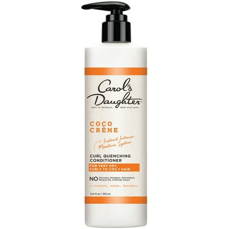 Carol's Daughter Coco Creme Creamy Conditioner, with Coconut Oil, Curly Hair, No Parabens, 12 fl