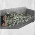 thumbnail image 6 of Car Race Track Soft Flannel Fleece Throw Blanket, Cartoon Design Road Activity Circles Hot-Air Balloon Aeroplane Nursery, Cozy Plush for Indoor and Outdoor Use, 70" x 90", Multicolor, by Ambesonne, 6 of 6
