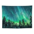 thumbnail image 5 of Shiartex  Forest Wall Tapestry for Bedroom Aesthetic, Nature Outer Space Galaxy Starry Night Tapestry Wall Hanging, Green Landscape Backdrop Decor Tapestries for Living Room Dorm&nbsp; 60x50inch, 5 of 6