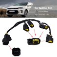 thumbnail image 2 of 10X Ignition Coil Extension Wire Harness 27350-2B000 for Accent Soul Ceed Cerato Spectra,10 x Ignition Coil Wire Harness Cable,black, 2 of 8