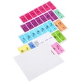 thumbnail image 1 of Yazoeia Life Piano Stickers for 88 Key Keyboards Removable Complete Notes with Numbers Transparent and Colorful CJC912-146097, 1 of 9