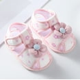 thumbnail image 6 of Zanarzt Baby Girl Sandals Infant Baby Boys Girls Sandals Summer Baby Wedding Dress Flat Shoes Newborn First Walkers Shoes Pink,12, 6 of 8