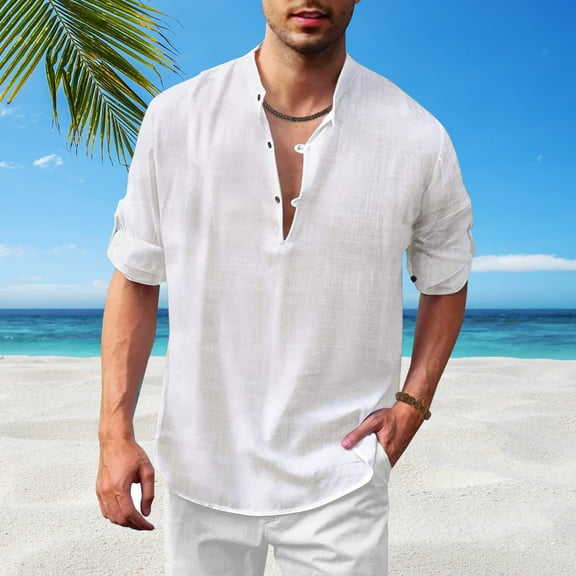 ZZHZGZ 4Th of July Vintage Rapper Graphic Tees Mens Casual Fashion Comfortable Stand up Long Sleeve Beach Shirt Late July Mens White Dress Shirt Slim fit Xxl