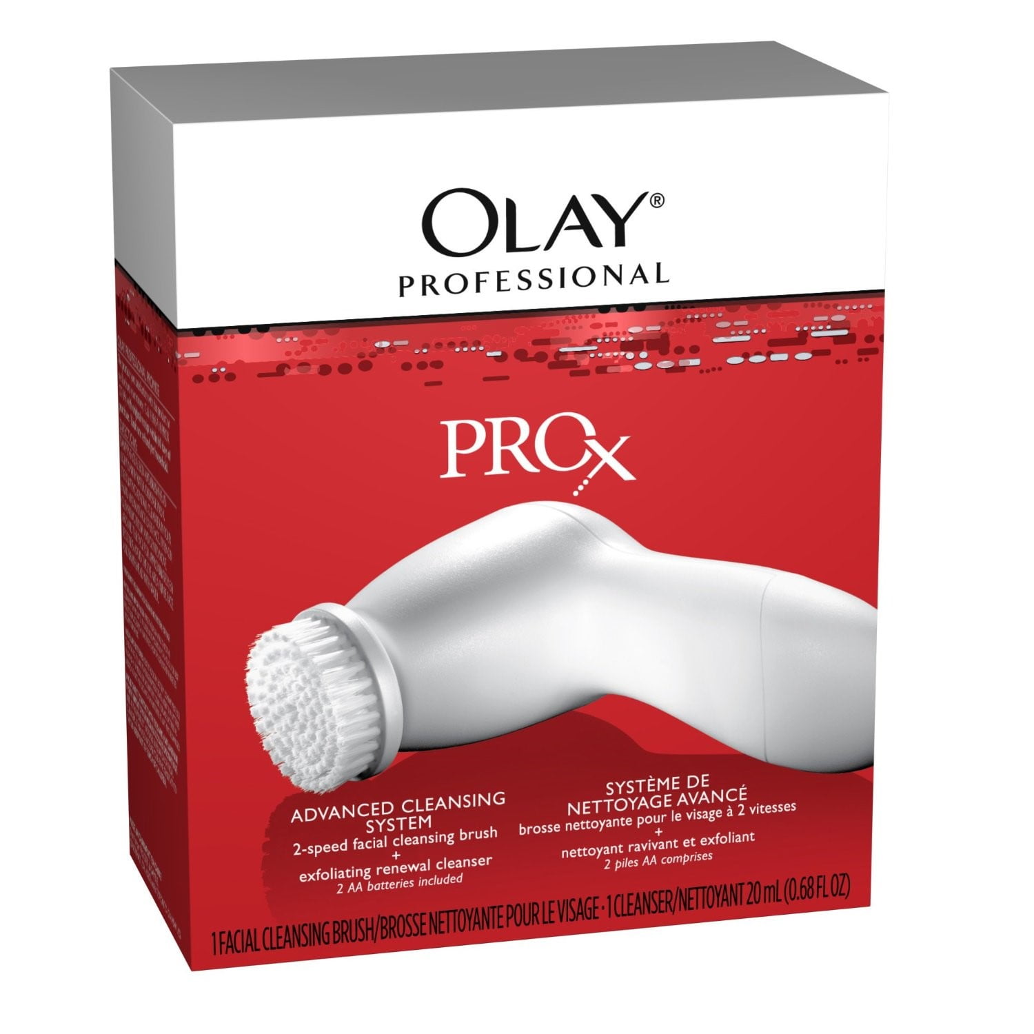Olay ProX Advanced Cleansing System with Brush & Cleanser, 0.68 Fl. Oz