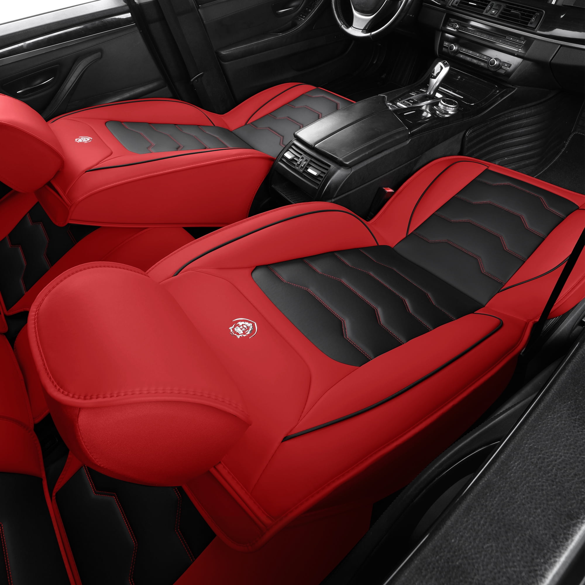 Car Seat Covers for Toyota RAV4 2018 Perfect Fit for Car Seats, Waterproof Faux Leather, Protecting Car Interiors, 5-Seat Full Set, Easy Installation