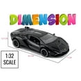thumbnail image 4 of Lamborgini SIAN Model Car Exclusive Alloy Metal Pull Back Die-cast Car Metal Pullback Toy car with Openable Doors Light Music Best Gifts Toys Kids (Black), 4 of 6