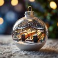 thumbnail image 4 of Rapeiae Natural Wonders Series Christmas Ball Flat Acrylic Pendant, 4 of 5