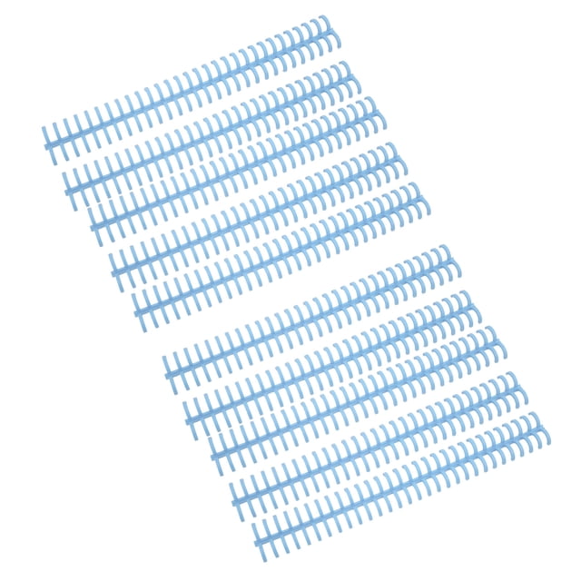 10PCS 30 Holes Binding Wires Spirals Coils Plastic Binding Rings Binding Comb For School Office Notebook Maker