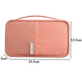 thumbnail image 4 of Travel Passport Holder Splash-proof Document Organizer Bag Passport Wallet, 4 of 10