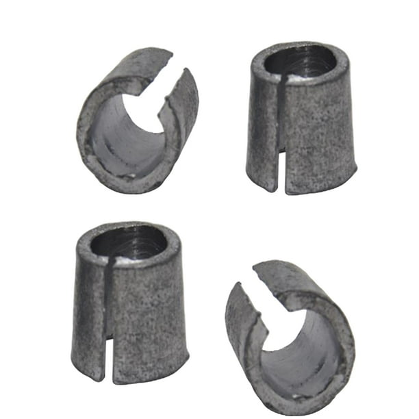 4Pcs Car Battery Terminal Post Adaptors Sleeves Set Shim Small Large