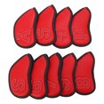 thumbnail image 1 of Cubiertas para Cabeza de Hierro de, Fundas protectoras EntreMlesbles para putter de con etiqueta transparente, 9 uds., 1 of 7