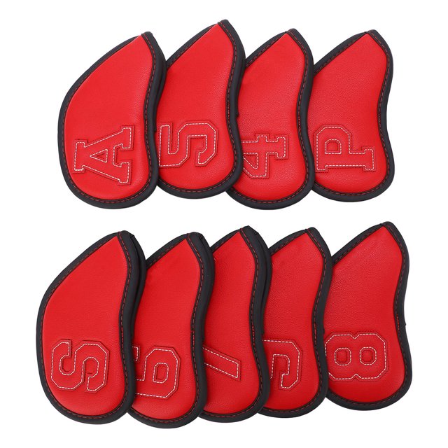 Cubiertas para Cabeza de Hierro de, Fundas protectoras EntreMlesbles para putter de con etiqueta transparente, 9 uds.