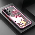 thumbnail image 3 of Funda a prueba de golpes para Samsung S23, S22, Ulrta, 5G, S21, FE, S20 Plus, S10e, borde suave, mate, PC, Kuromi, Hello Kitty, Cinnamoroll, 3 of 5