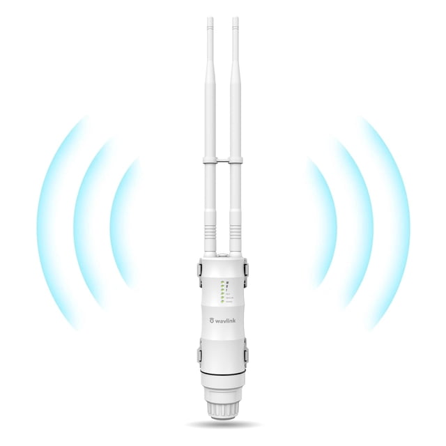 Punto de acceso WiFi exterior WAVLINK AC600 de doble banda de alta potencia