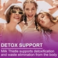 thumbnail image 3 of NATURE'S LIVE Organic Milk Thistle Capsules 1000mg, Liver Health Support & Detox Supplement with Silymarin, Antioxidant Defense, 120 Count, 3 of 9