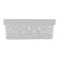 thumbnail image 2 of Caja con Tapa Plastic Trends Modelo Paris Capacidad 11Lts Color Blanco 1 Pieza, 2 of 5