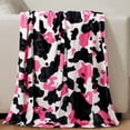 thumbnail image 5 of Cow Print Blanket Soft Cozy Lightweight Throw Blanket for Couch Sofa Bed Living Room Home Decor for Boys Girls Kids Adults Gift 50x60 inch, 5 of 7