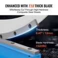 thumbnail image 3 of VEVOR 32" Manual Hand Plate Shear for Metal Sheet Processing, Benchtop Cutter with Q235 Material, for Crafts Thick Steel Crafting, Heavy Duty Roll Press Machine, 3 of 9
