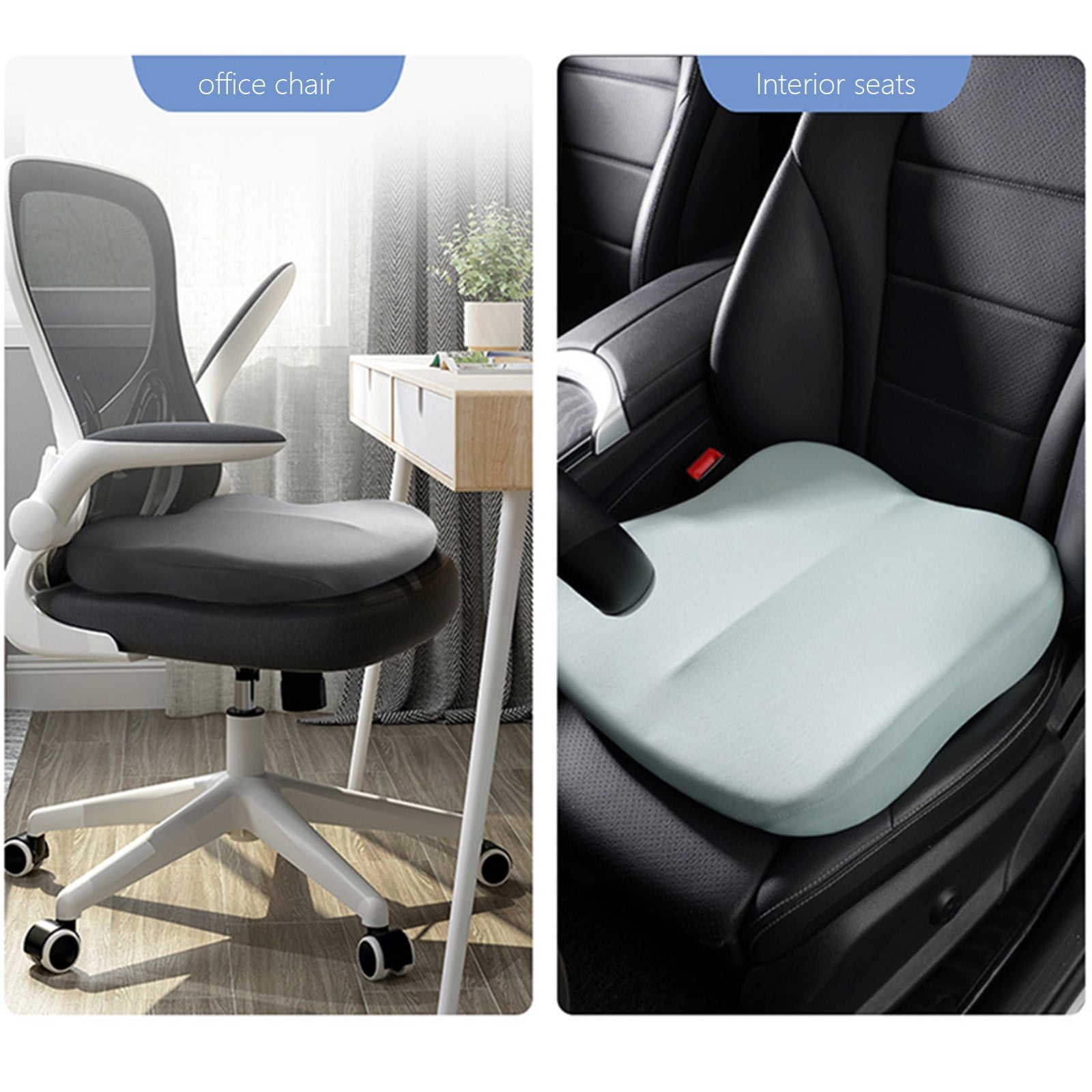 Seat Cushions Car Booster Seat Cushion For Driver Hip Pain Raised Memory  Foam Height Seat Protector Washable Cover For Short People Pad R230627 From  Mark_store, $32.73