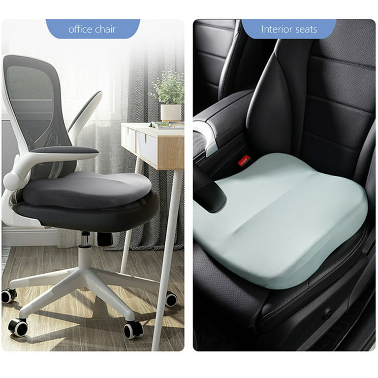 solacol Car Wedge Seat Cushion for Car Seat Driver/Passenger- Wedge Car  Seat Cushions for Driving Improve Vision/Posture - Memory Foam Car Seat  Cushion for Hip Pain 