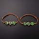 thumbnail image 2 of FELTECHELECTR Pulsera tejida de trébol seco de 2 piezas, bola de cristal de muestra, joyería tejida, decoración, cadena de cuerda tejida a mano para mujer, accesorio de disfraz, 2 of 6