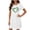 White1, variant on biudgviw Saint Patrick's Day Women's Nightgowns Print Short Sleeve Sleepwear Casual Loose Crewneck Pajama Dress S-XXL