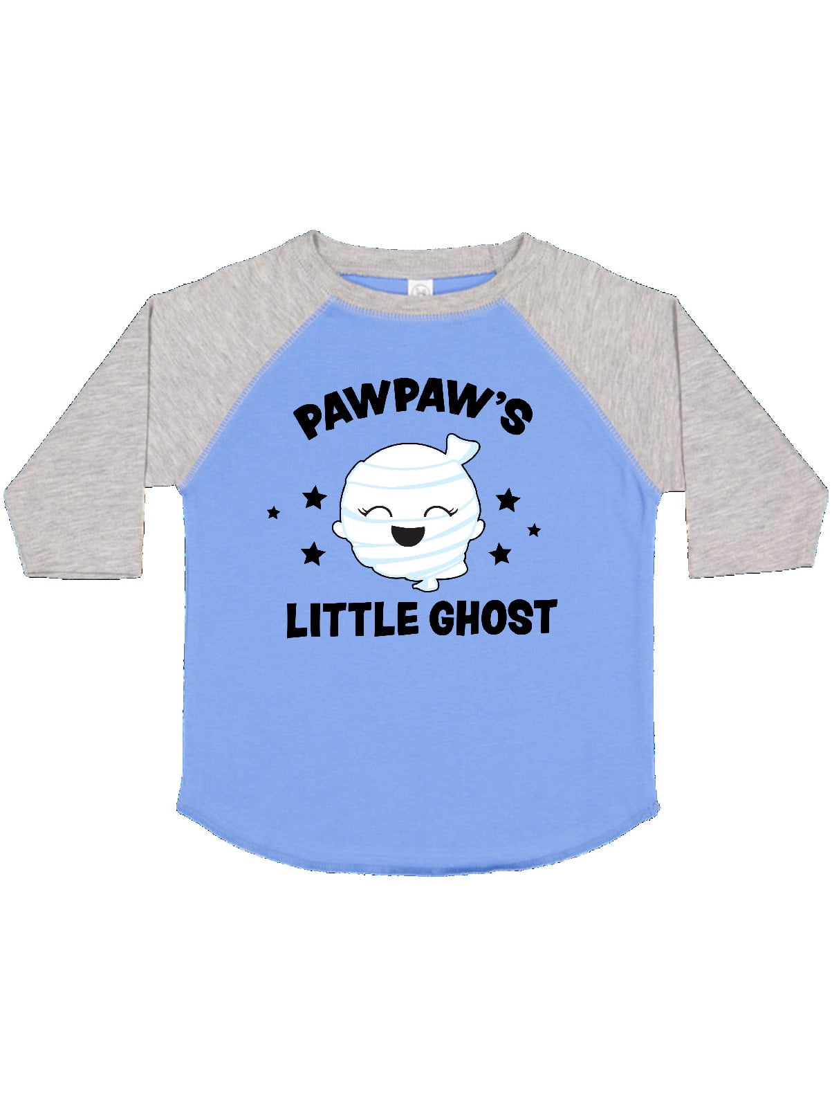 inktastic Cute Pawpaws Little Ghost with Stars Toddler T-Shirt