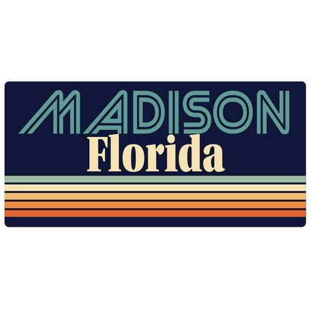 

Madison Florida 5 x 2.5-Inch Fridge Magnet Retro Design