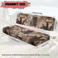 thumbnail image 7 of Yuyamidu Camo Hunting UTV Seat Covers Bench Seat Cover Brown Oak Powersports Cushion Pad Fit for Mule 3000 3010 3020 4000 4010 2001-2024, 7 of 7