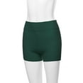 thumbnail image 5 of A2Y Women's Basic Solid Premium Cotton High Rise Bike Shorts Huntergreen M, 5 of 5