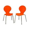 thumbnail image 1 of Giftmark 3013O Modern Childrens 2 Chair Set with Chrome Legs - Orange, 1 of 1