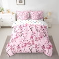 thumbnail image 2 of Homewish Boys Girls Flower Cherry Blossoms Twin Bedding Sets 7-Piece,Pink Floral Sakura Bedding Comforter Set Microfiber,Japanese Style Breathable Sheet Sets,Breathable Home Decor,Reversible, 2 of 8
