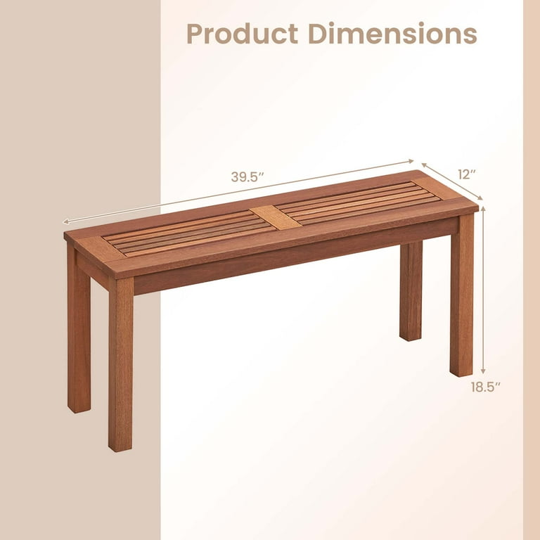 Outdoor backless benches under $100 sale