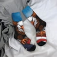 thumbnail image 5 of Vsdgher Cartoon Bald Eagle USA Crew Socks for Men & Women, Breathable Casual Athletic Ankle Socks, 5 of 6