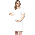 thumbnail image 3 of SURJDE Robe de Maternité Formelle pour Femme avec Plis à l'Avant et à l'Arrière, 3 of 7