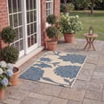 thumbnail image 4 of Safavieh Courtyard Tyson Floral Indoor/Outdoor Area Rug, Beige/Blue, 2' x 3'7", 4 of 17