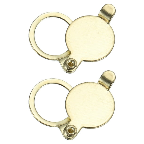 Cubierta de Mirilla Uxcell de 1/2", Cubierta de Visor de Puerta de Cobre para Apartamento de Hogar, Oro Imitación 2pcs