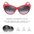 thumbnail image 6 of Giselle Cat Eye Rhinestone Kids Retro Sunglasses for Teens Girls Children Age 6-14 Trendy Glasses, 6 of 7