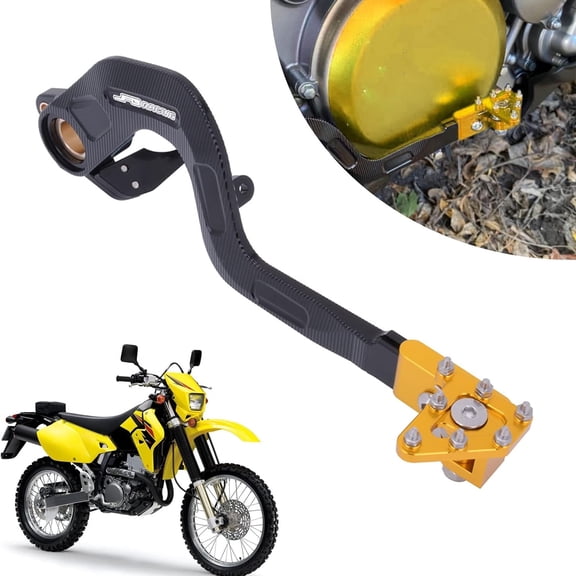 Dirt Bike Rear Brake Pedal Foot Lever for Suzuki DRZ400 2000-2004 DRZ400S 2000-2021 DRZ400E 2000-2007 DRZ400SM 2005-2021 Motorcycle