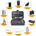 thumbnail image 4 of Tournevis de Précision, 130 en 1 Kit de Tournevis de Précision, Mini Ensemble Tournevis Magnétique Kit de Réparation Électronique Outils, Outil Informatique pour PC, MacBook, iPhone., 4 of 4