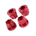 thumbnail image 2 of 4 piezas de repuesto para coche RC 1/10, buje hexagonal de rueda de 22 mm para Axial SCX10 TRX4 D90 rojo, 2 of 8