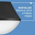 thumbnail image 3 of 83411BK Lark Haddie - 8W 1 LED Medium Flush Mount-8.5 Inches Tall and 11 Inches Wide-Black Finish, 3 of 18