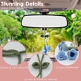 thumbnail image 5 of Car Accessories Decoration,Car Mirror Hanging Accessories,Hand Knitted Crochet Flower Decor for Women,Bellflower Hand Knitted Car Pendant,Car Charm,Suitable for Backpacks, Key Chains, Car Accessorie, 5 of 8