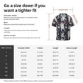 thumbnail image 5 of Balery Sloths Dancing Men's Casual Button Down Shirt Short Sleeve Textured Summer Cuban Beach Shirts-Small, 5 of 7