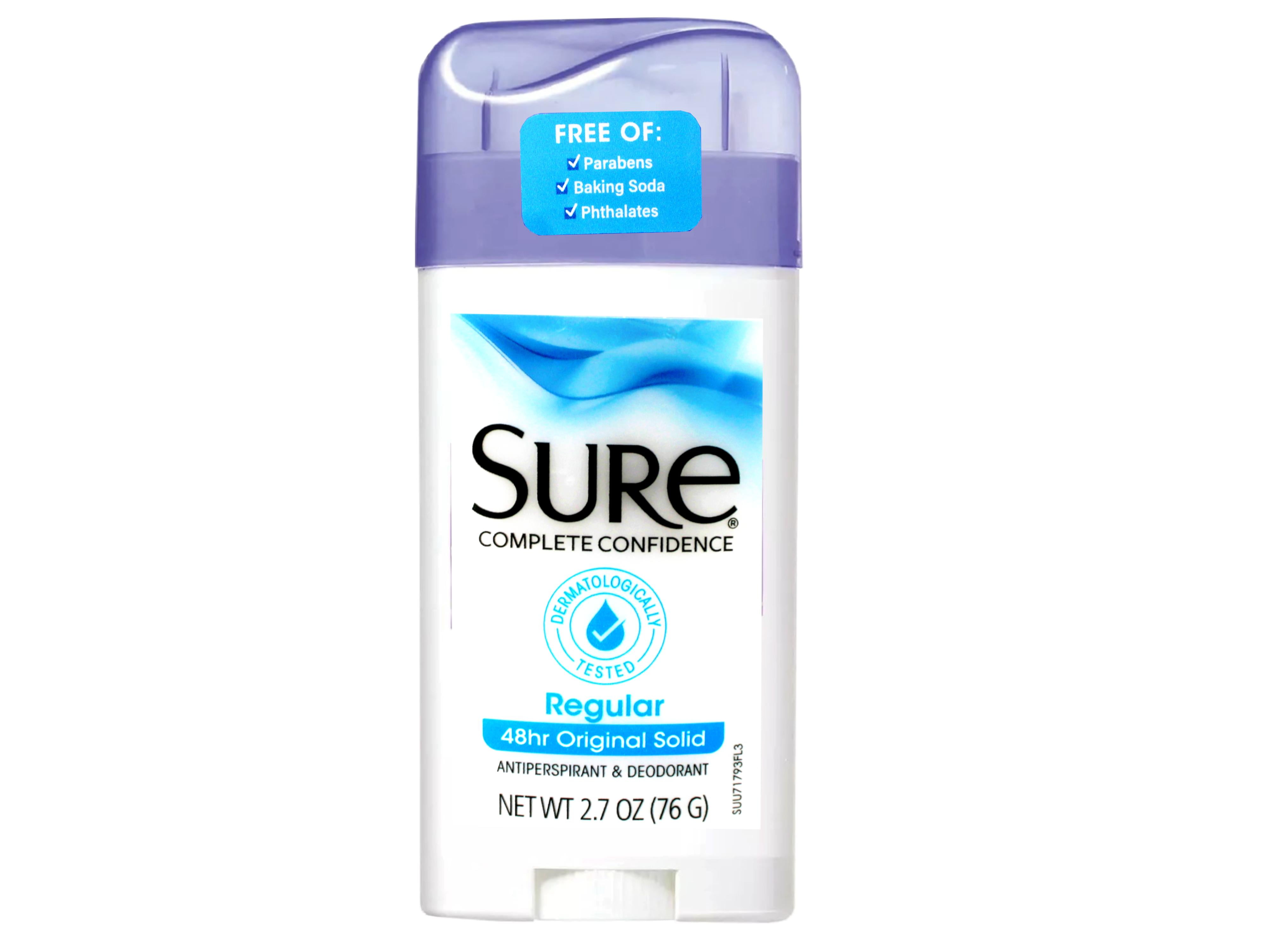 6 Pack - Sure Regular Original Solid Anti-Perspirant and Deodorant Regular Original 2.7oz
