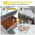 thumbnail image 3 of Aivituvin Outdoor Cat House Weatherproof with Insulated Liner, Feral Cat Enclosure Grey Color, 3 of 9