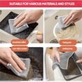 thumbnail image 3 of 5PCS Multipurpose Wire Dishwashing Rags for Wet and Dry, 3 of 8